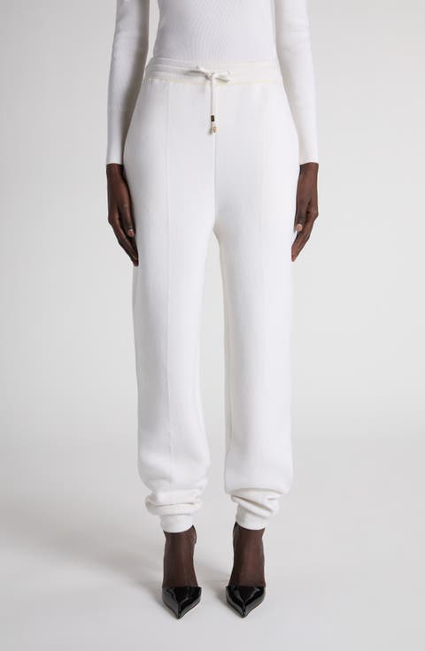 Merino Wool & Cashmere Blend Joggers