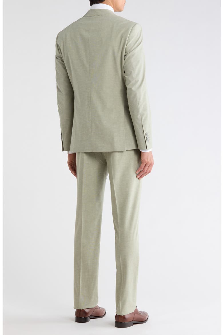 Trim Fit Suit, Alternate, color, SAGE