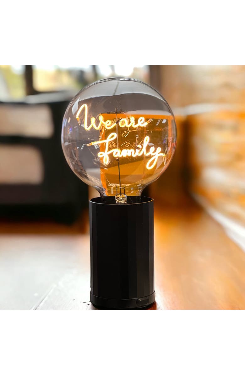 MITB We Are Family Portable Table Lamp, Alternate, color, Gold