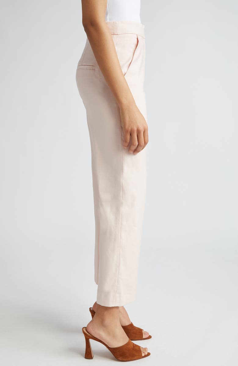 Veronica Beard Brixton Wide Leg Crop Pants, Alternate, color, Pink Haze