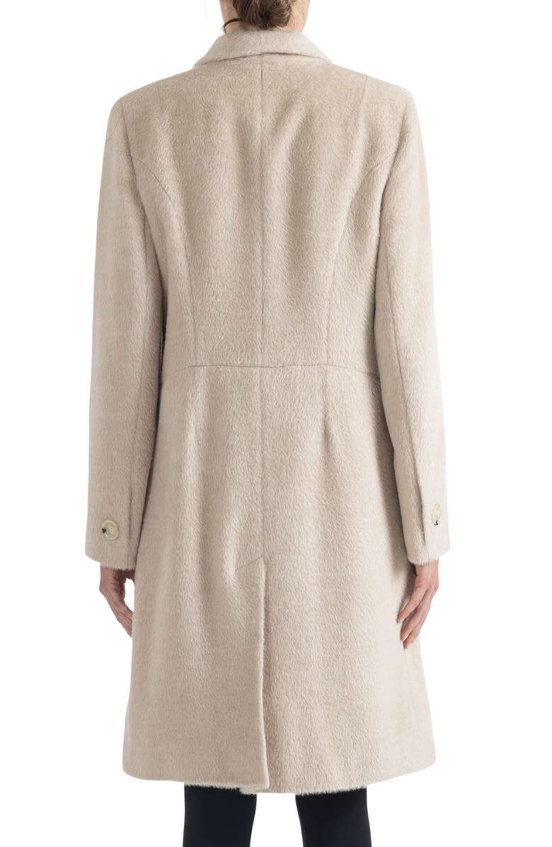 Sofia Cashmere Shawl Collar Alpaca Wrap Coat, Alternate, color, 