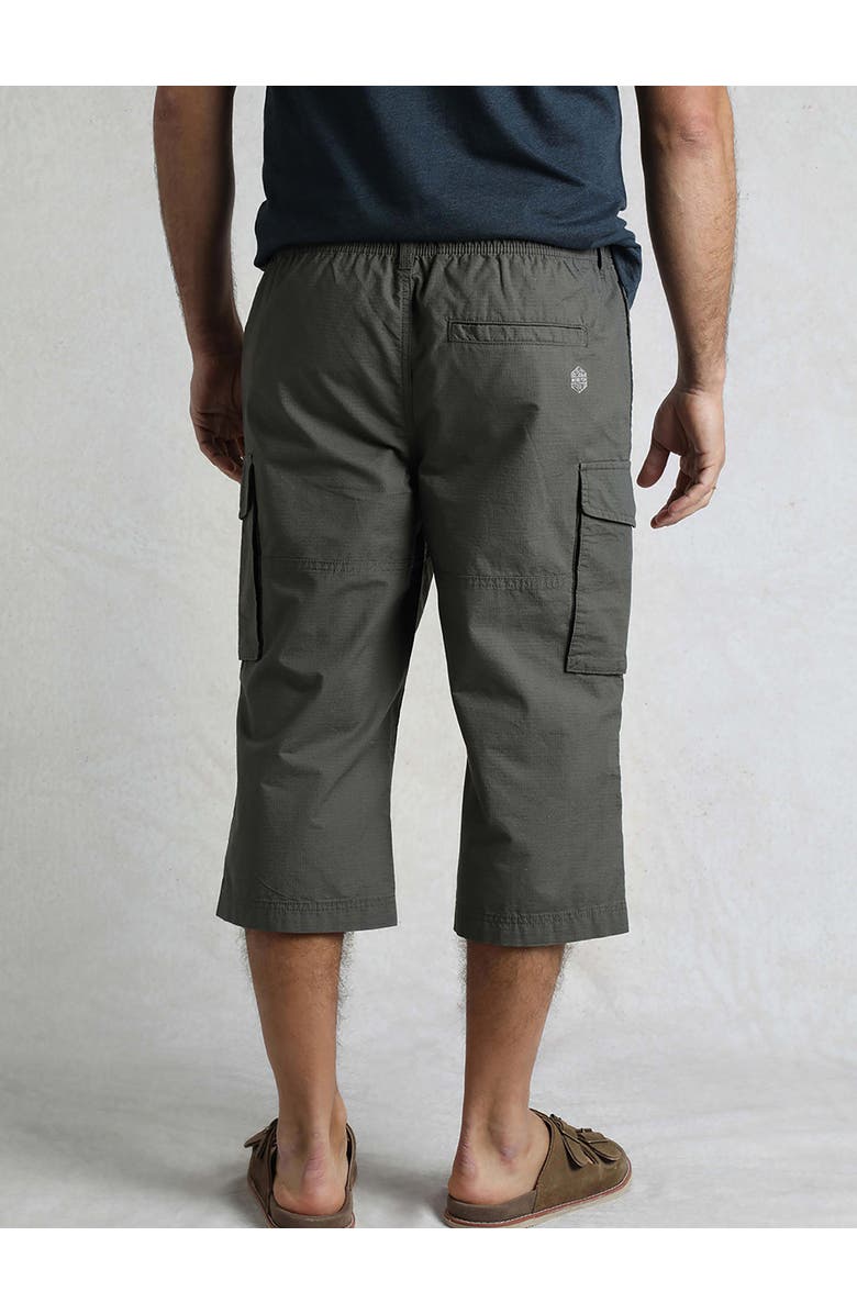 Weird Fish Summersville 3/4 Length Cargo Trousers, Alternate, color, Dark Grey