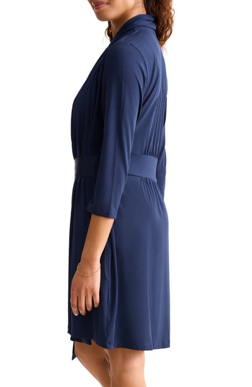 Fleur't Iconic Short Robe In Black