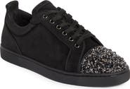 Christian Louboutin Louis Junior Embellished Cap Toe Sneaker