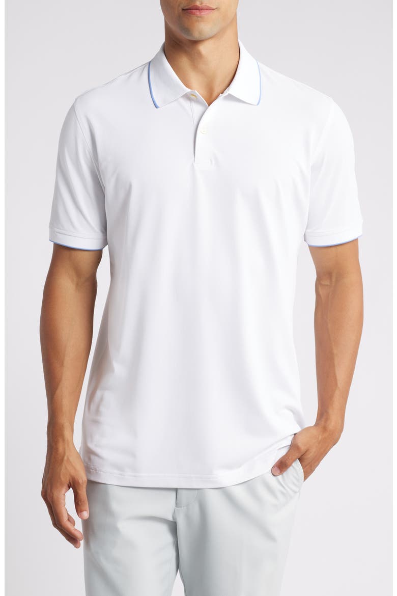 Crown Crafted Encore Performance Polo, Main, color, WHITE