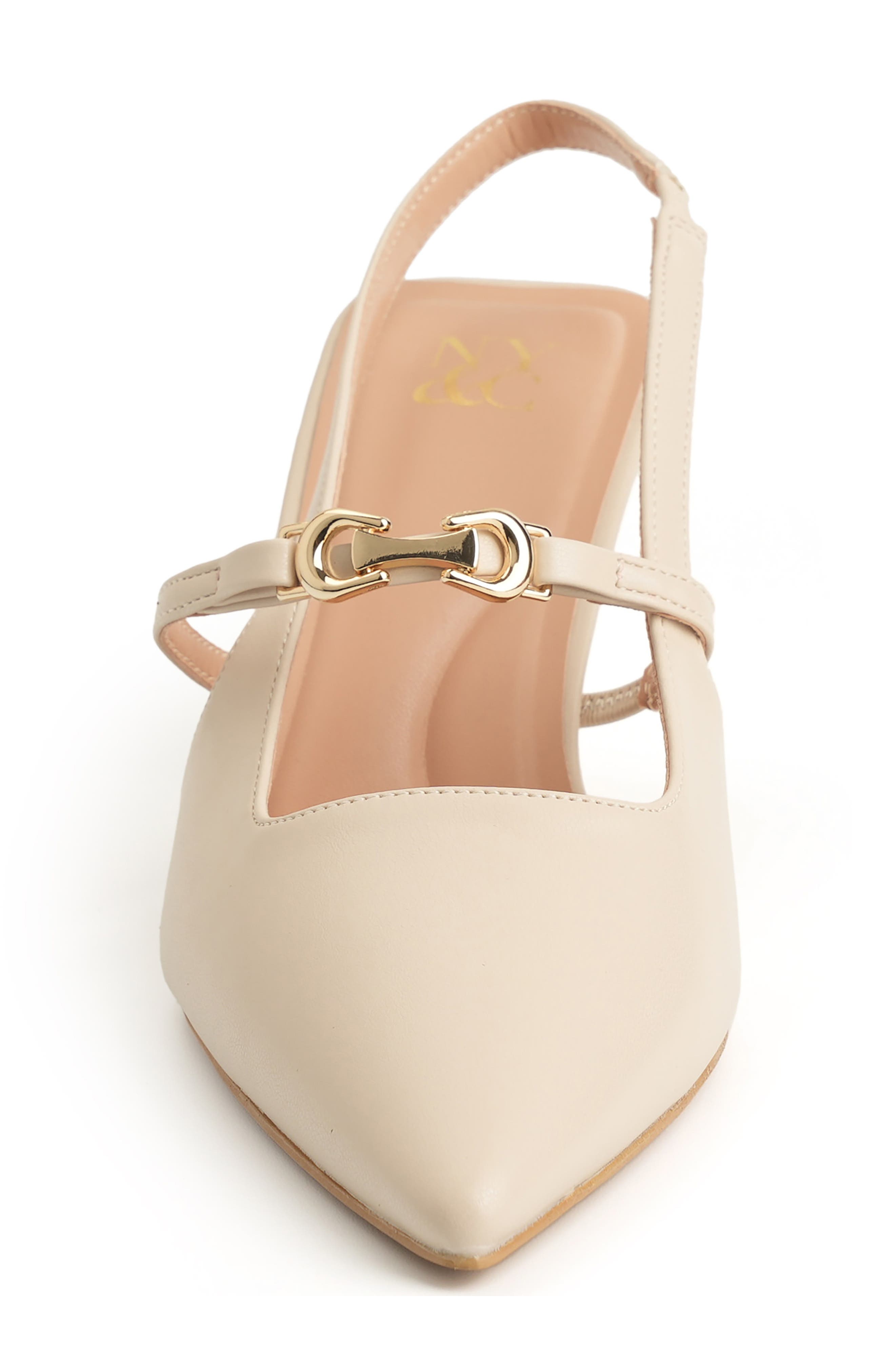 Cindy Pointed Toe Slingback Pump - image 4