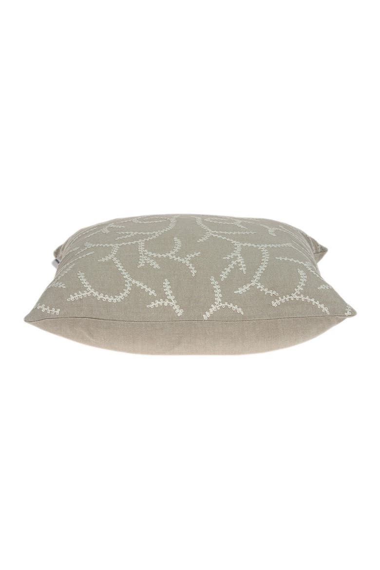 Nabia Transitional Pillow - 20" x 20" - Beige, Alternate, color, BEIGE