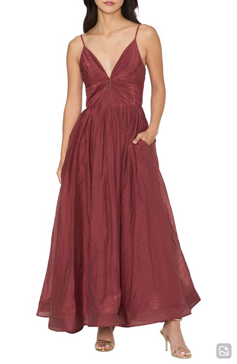 Sloane Bead Accent Maxi Dress