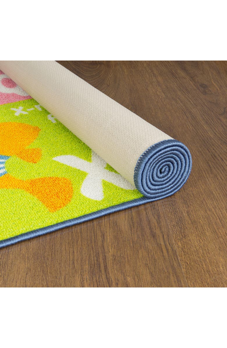 KC Cubs Educational Rug ABC Alphabet Animal, 5x7' Playmat, Alternate, color, Multicolored