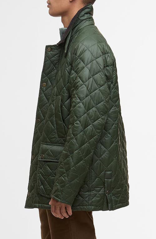 Barbour Essential Bedale Quilted Jacket In Green