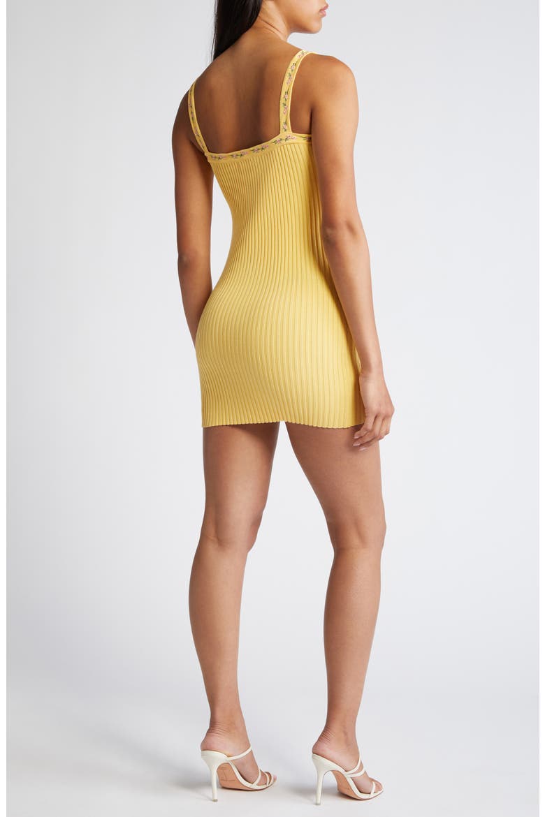 Rib Mini Sweater Dress, Alternate, color, PRIMROSE