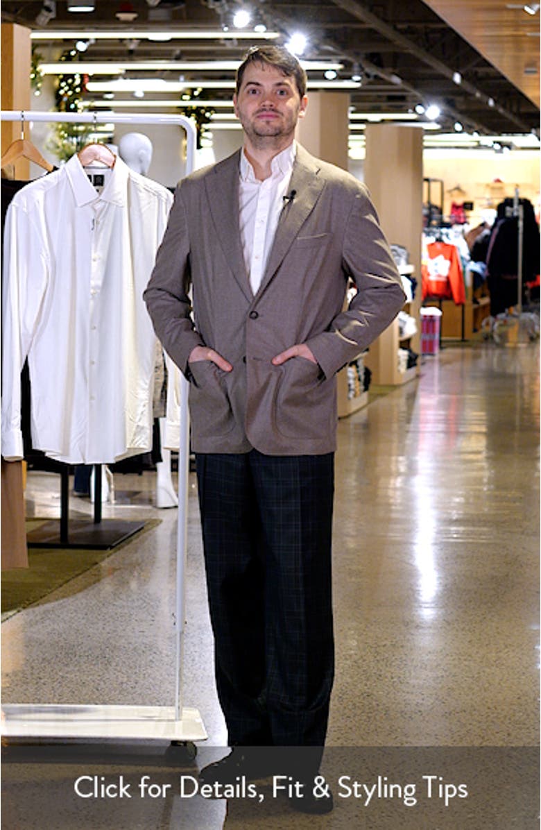 Wool Flannel Soft Sport Coat, sales video thumbnail