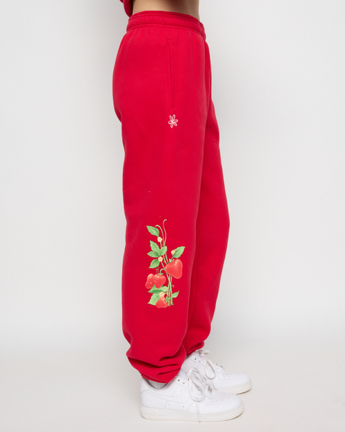 Samii Ryan Life Is Sweet Sweatpants In Red
