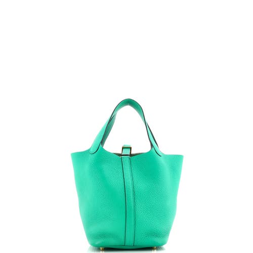 Pre-owned Hermes Hermes Picotin Lock Bag Clemence Pm