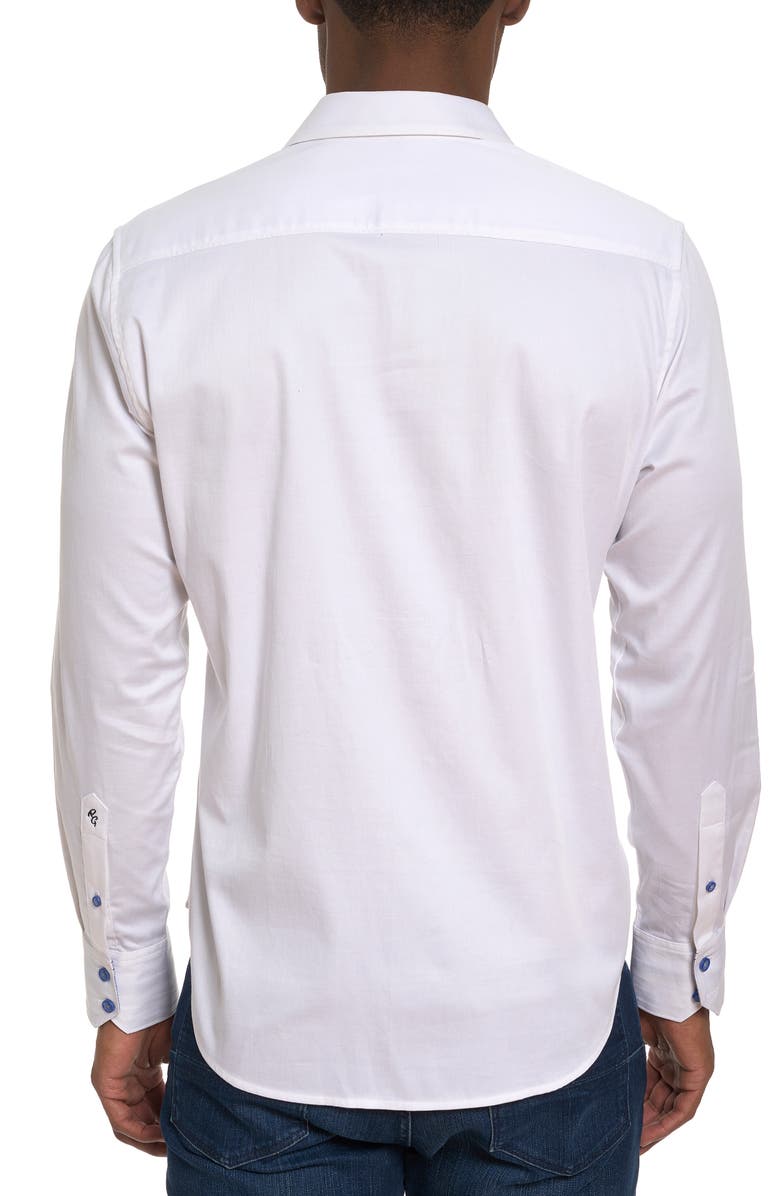 Robert Graham Après Ski Stretch Cotton Graphic Button-Up Shirt, Alternate, color, 