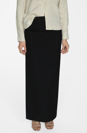 ◎mangomanyplease◎ NIVEN LONG SKIRT (2colors) MANGO Long Pencil Skirt | Nordstromrack