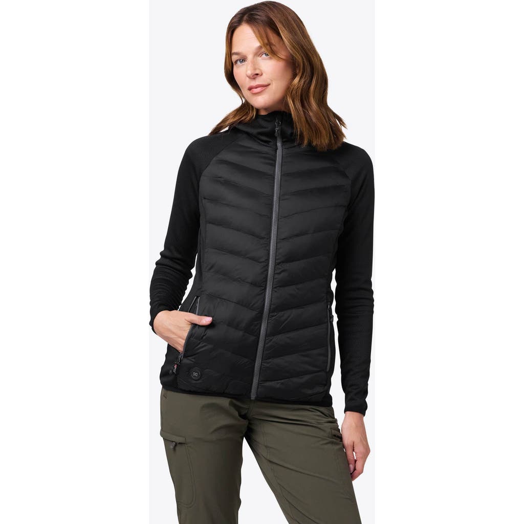 Mobile Warming Ventani Hybrid Packable Heated Jacket In Black
