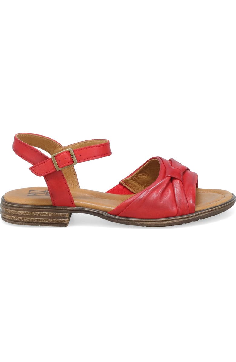 Miz Mooz Dorra Ankle Strap Sandal, Alternate, color, Red