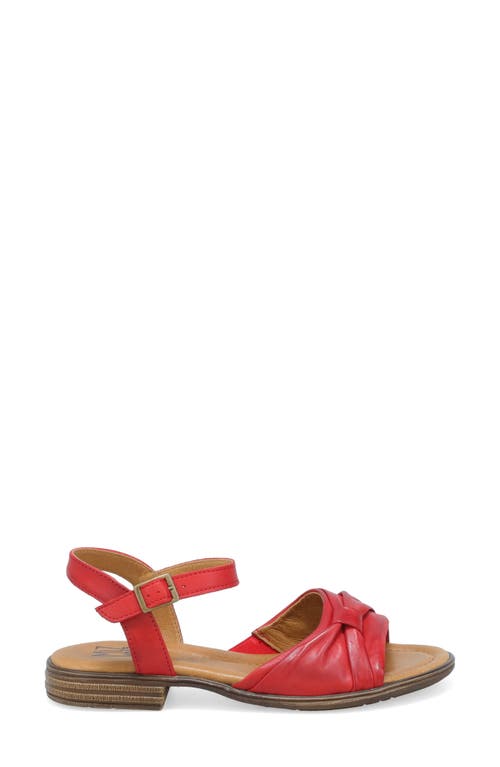 Miz Mooz Dorra Ankle Strap Sandal In Red