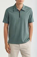 Theory Ryder Quarter Zip Polo