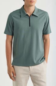 Theory Ryder Quarter Zip Polo