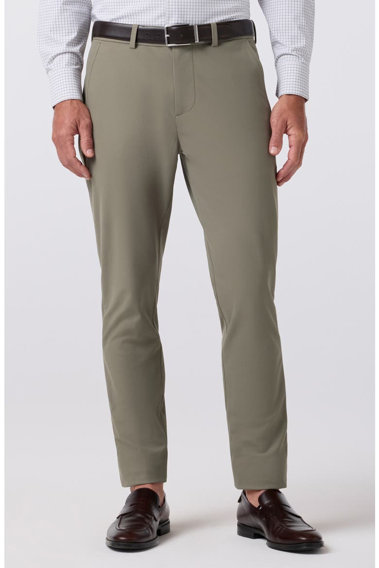 Upton Regular Rise Straight Leg Performance Chino Jeans, Main, color, VINTAGE OLIVE
