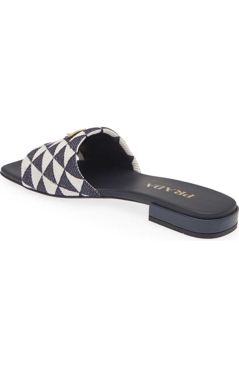 Prada Logo Slide Sandal, Alternate, color,