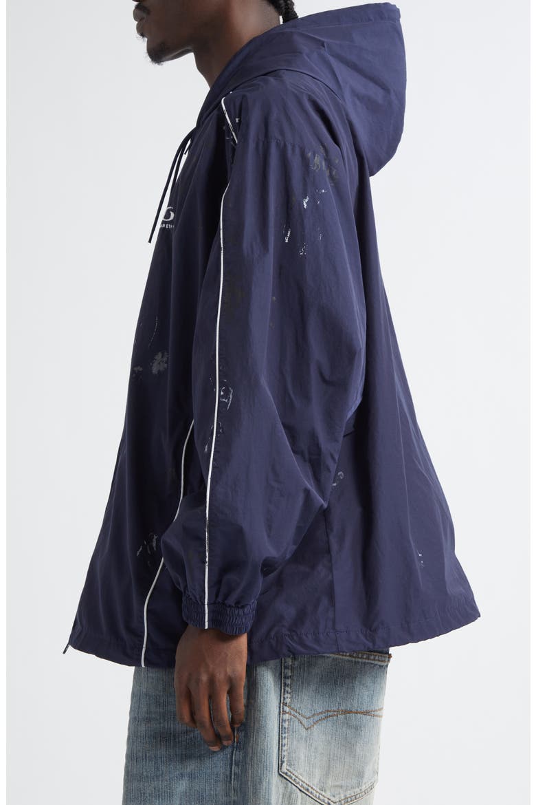 Paint Splatter Track Jacket, Alternate, color, 4140 MARINE BLUE