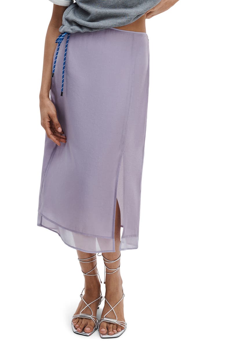rag & bone Suki Midi Skirt, Alternate, color, Lilac