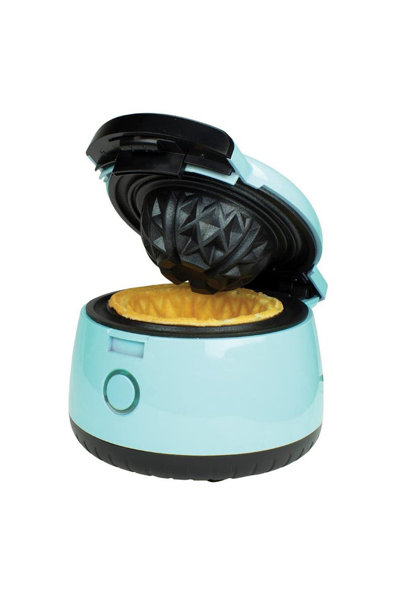 5 Inch Electric Waffle Bowl Maker in Blue, Alternate, color, Blue