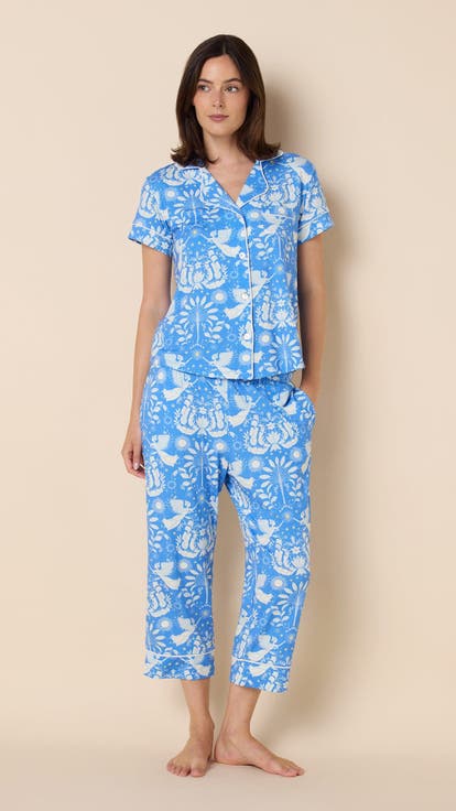 Pima Knit Capri Set