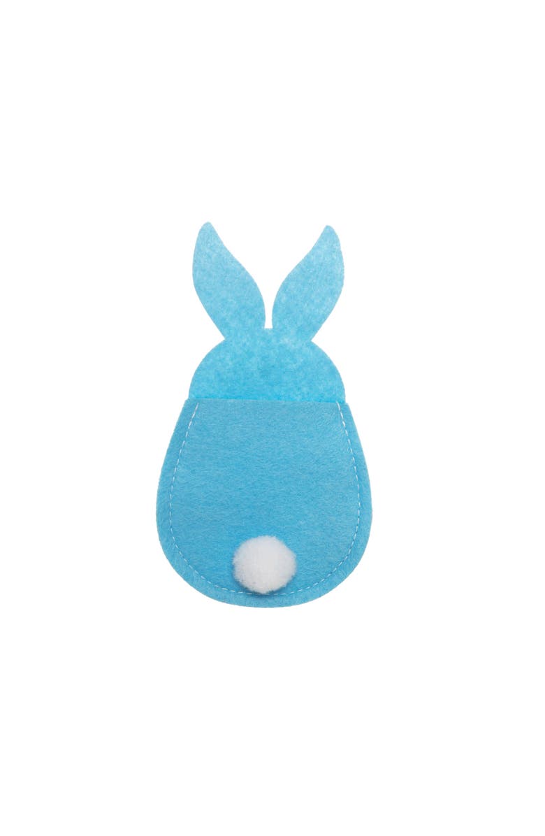 C&F Home Easter Bunny Felt Utensil Sleeves, Main, color, Blue