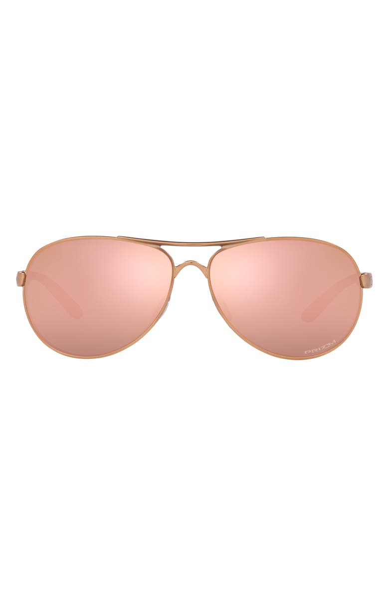 Oakley Feedback 59mm Prizm<sup>™</sup> Pilot Sunglasses, Main, color, 