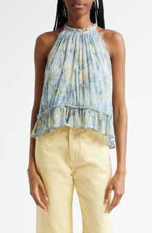 Veronica Beard Renee Floral Top