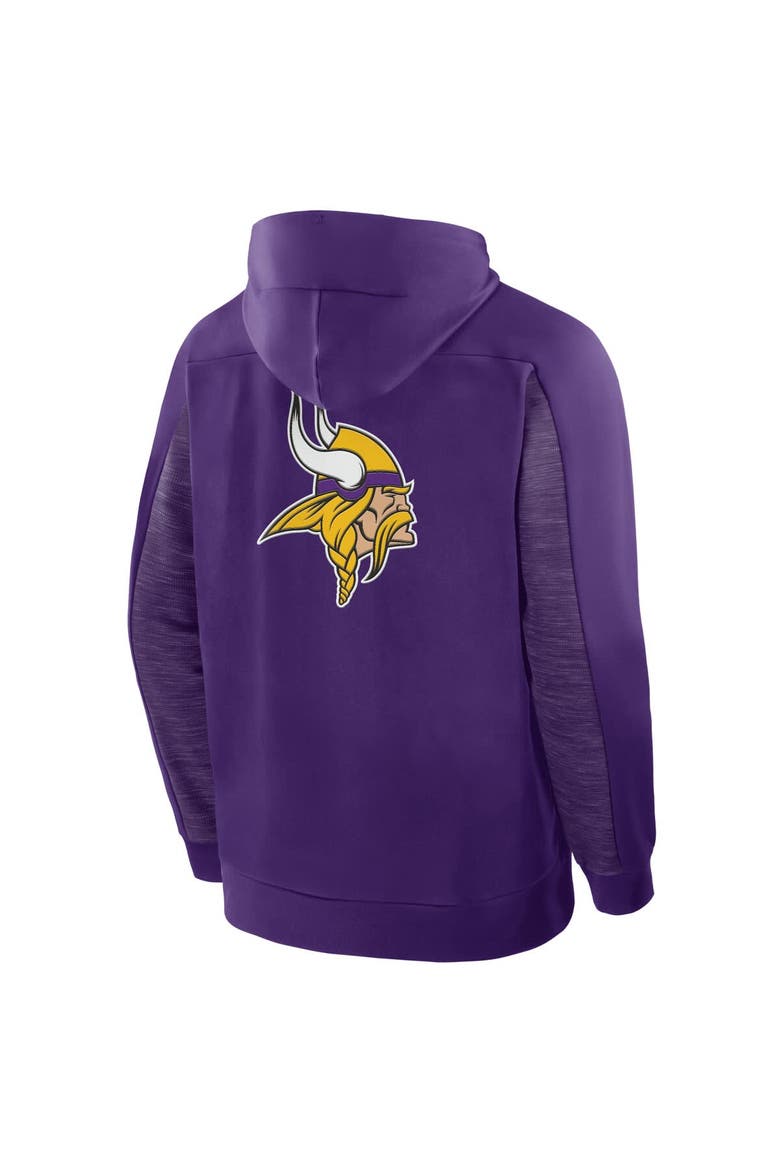 Men's Fanatics Purple Minnesota Vikings Checkdown Pass Full-Zip Hoodie, Alternate, color, Purple