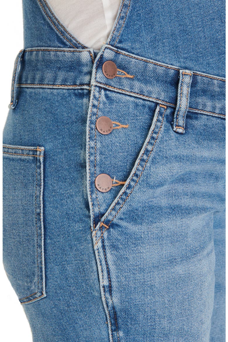 The Denim Maternity Overall, Alternate, color, INDIGO