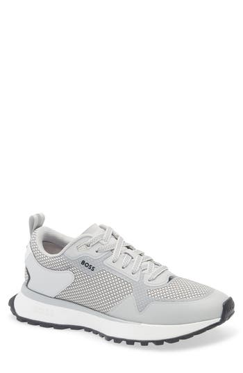 Hugo Boss Boss Jonah Trainer Sneaker In Open White