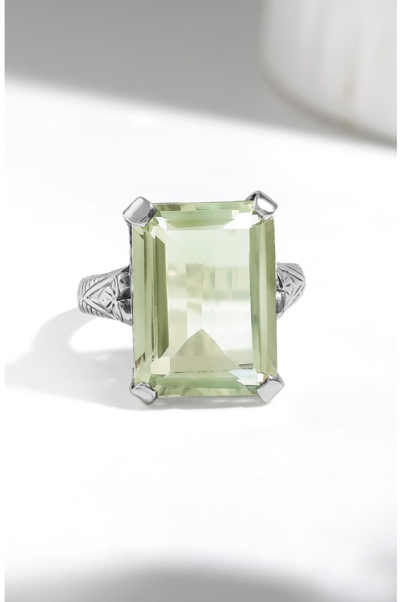 Gemstone Ring, Alternate, color, GREEN
