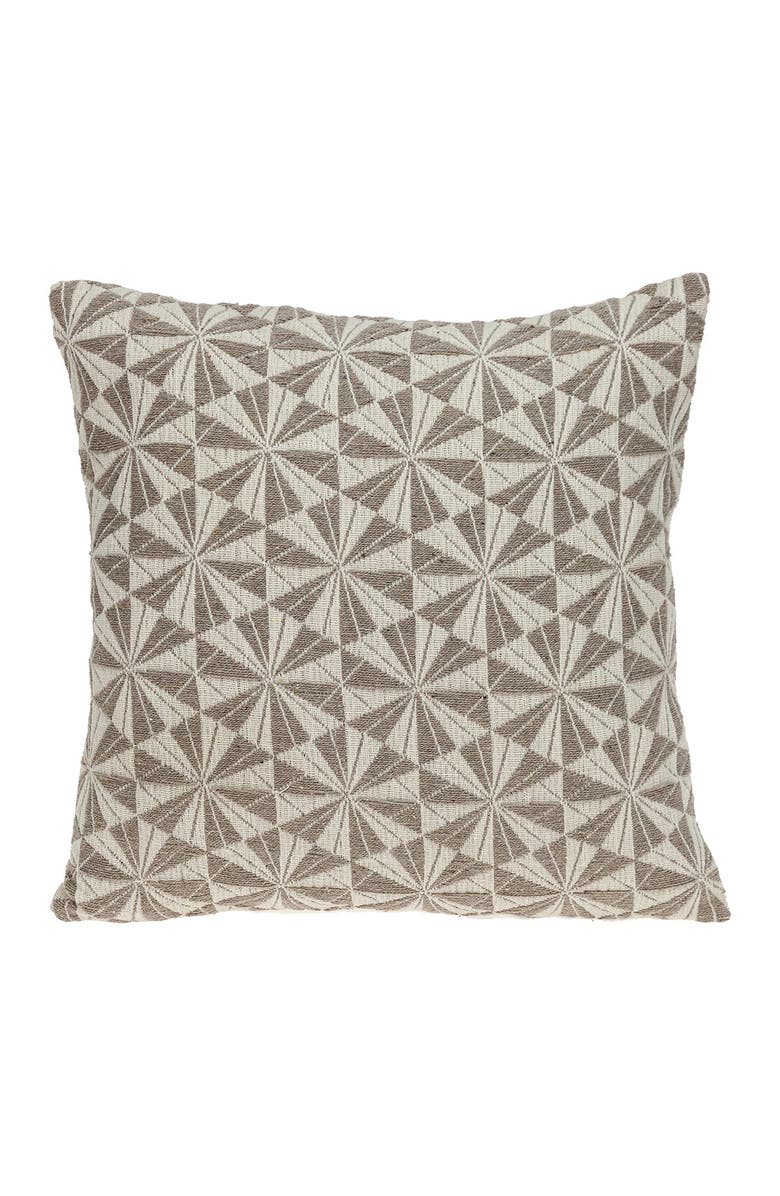 PARKLAND COLLECTION Dorri Transitional Beige Throw Pillow, Main, color, Beige