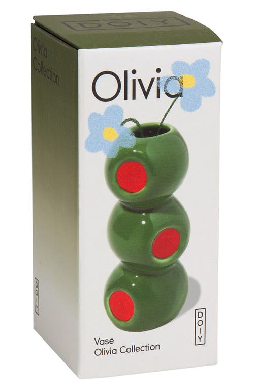 Doiy Olivia Mini Vase In Green