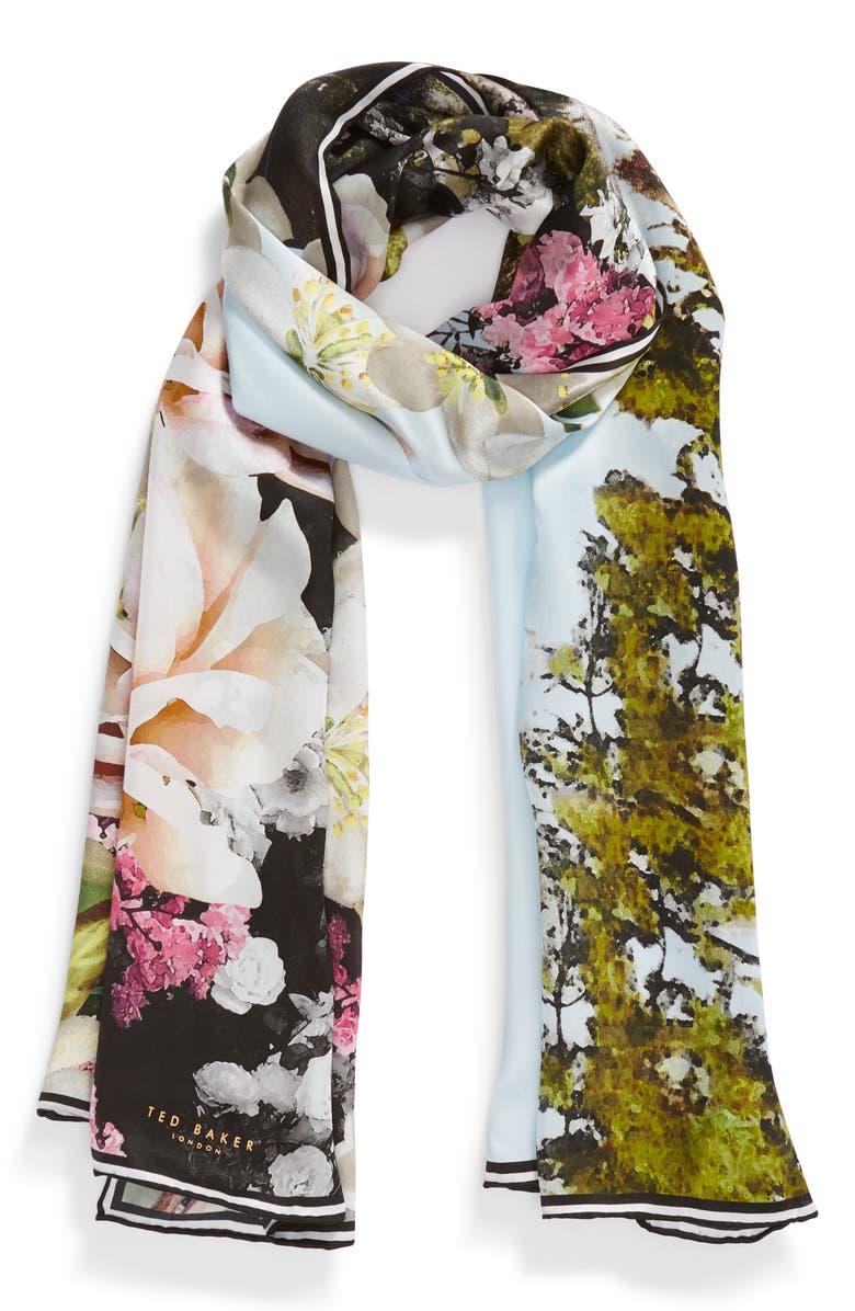 Ted Baker London Windermere Long Silk Scarf, Alternate, color, 