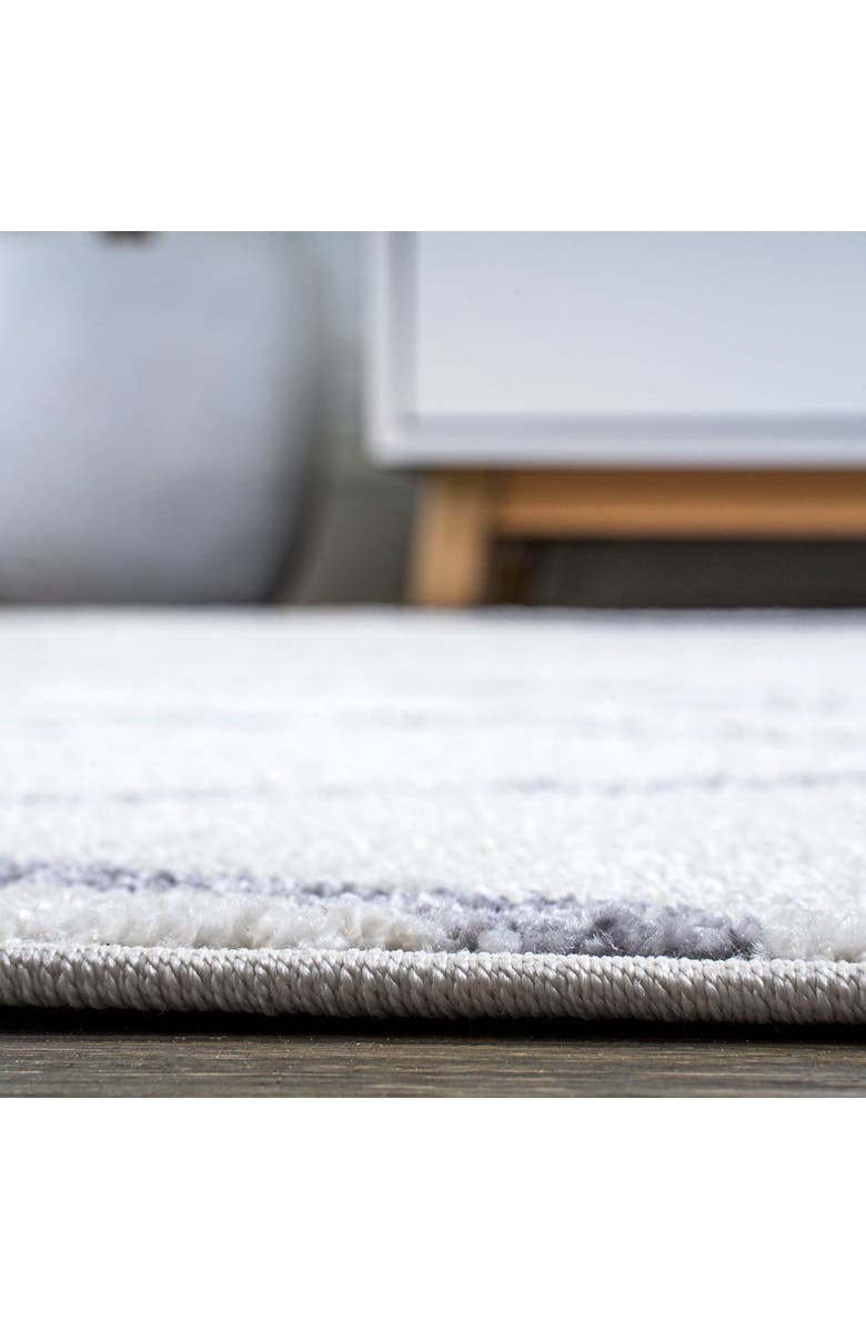 JONATHAN Y Illi Moroccan Diamond Trellis Area Rug, Alternate, color, Ivory/Gray