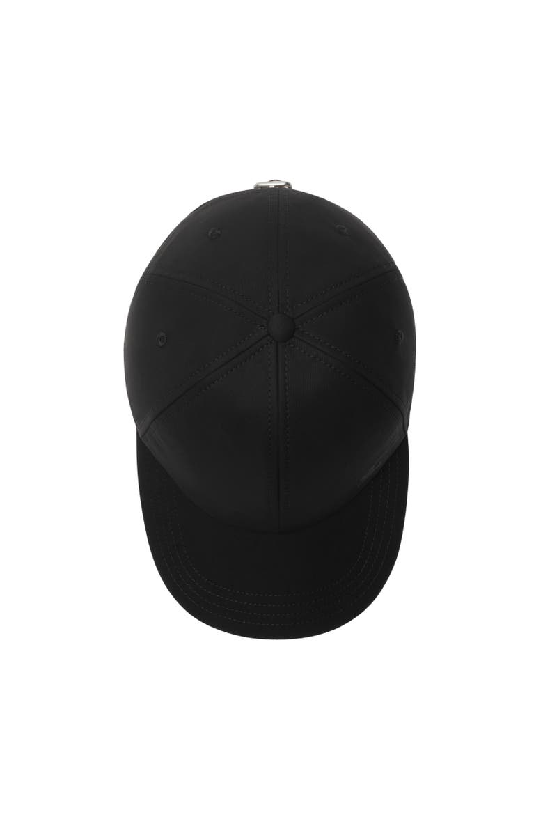 Burberry Gabardine Baseball Cap, Alternate, color, Black/Sand Beige