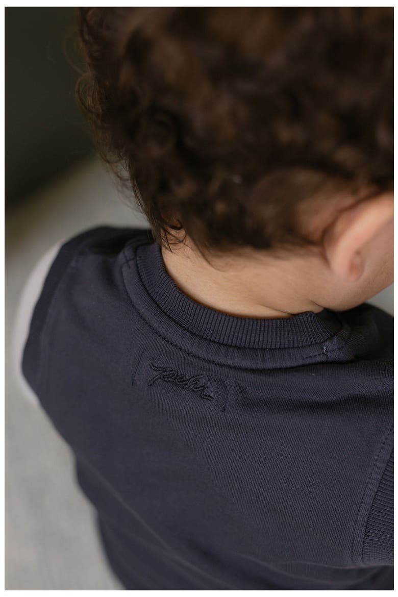 Organic Cotton French Terry Vest, Alternate, color, INK BLUE