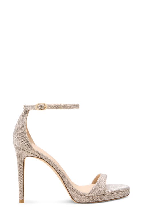 Stuart Weitzman Nudist Platform Sandal In Multi