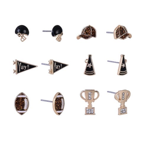 Game Day Trophy 6pk Earring Set