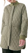 Lole Quilted Water Repellent Nylon Bomber Jacket