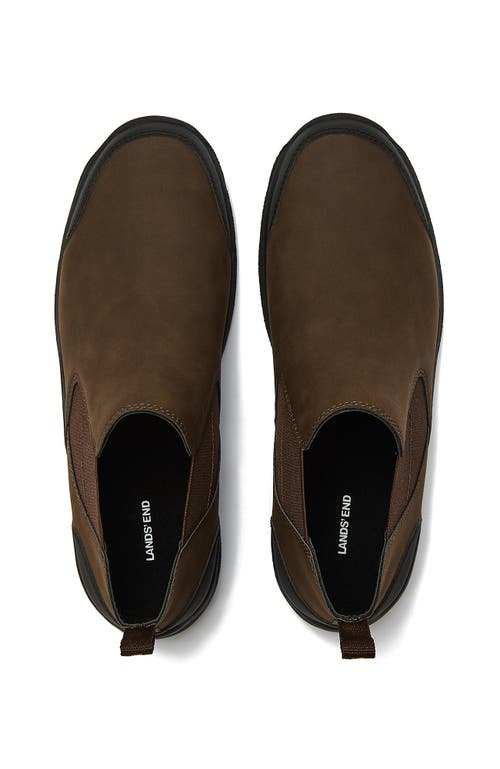 Lands' End Terrain All Weather Slip On Boots In Brown