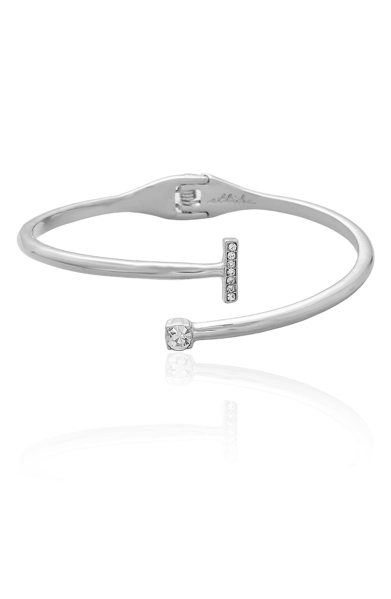 Crystal Bar Cuff Bracelet