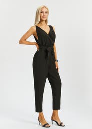 Betabrand Drift Jumpsuit Linenette